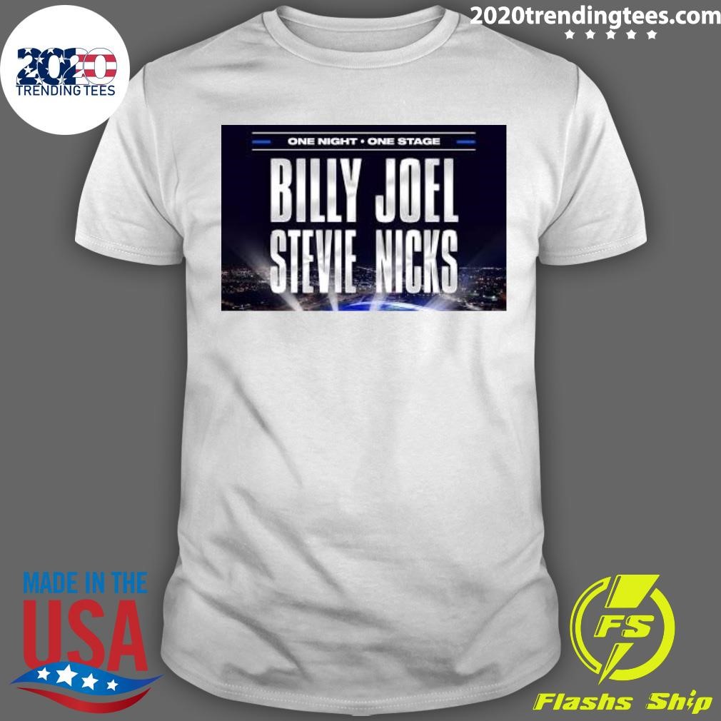 Best Billy Joel & Stevie Nicks to Perform on March 29, 2025 at Ford Field in Detroit, MI T-shirt