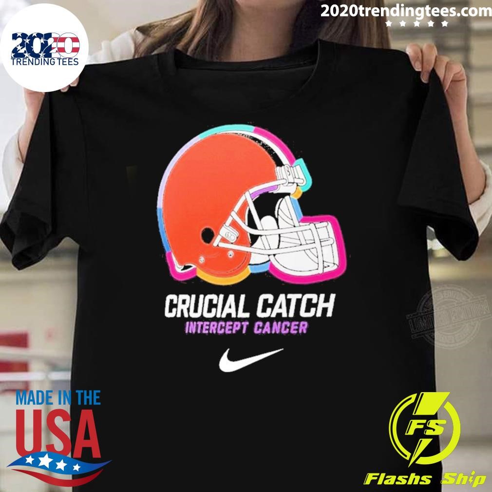 Best Cleveland Browns X Nike 2024 Nfl Crucial Catch T-shirt