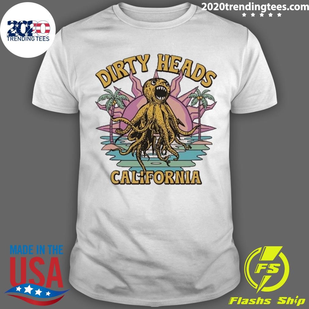 Best Dirty Heads Octopus Rise California T-shirt