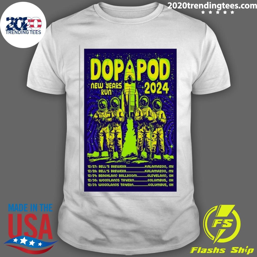 Best Dopapod New Years Run 2024 December T-shirt