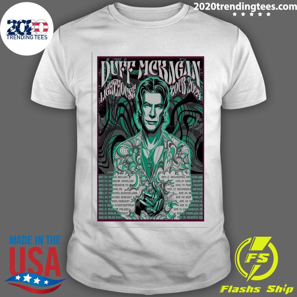 Best Duff McKagan Lighthouse Tour 2024 Poster T-shirt