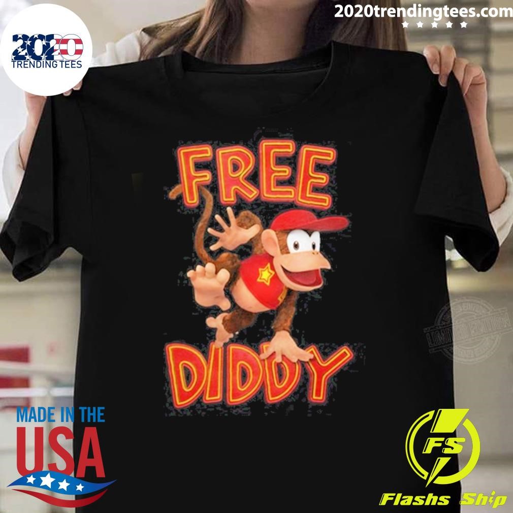 Best Free Diddy Kong 2024 T-shirt