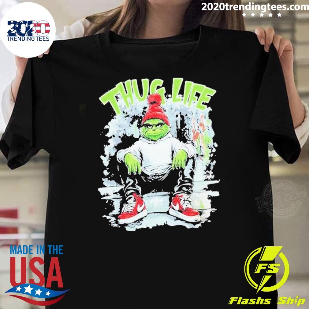 Best Grinch Thug Life Ready For The Halloween And Christmas 2024 T-shirt