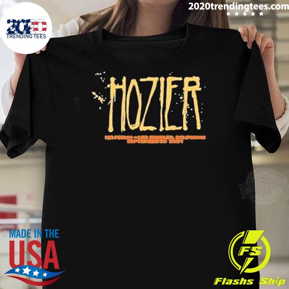 Best Hozier September 20 2024 Event Kia Forum Los Angeles, Ca T-Shirt