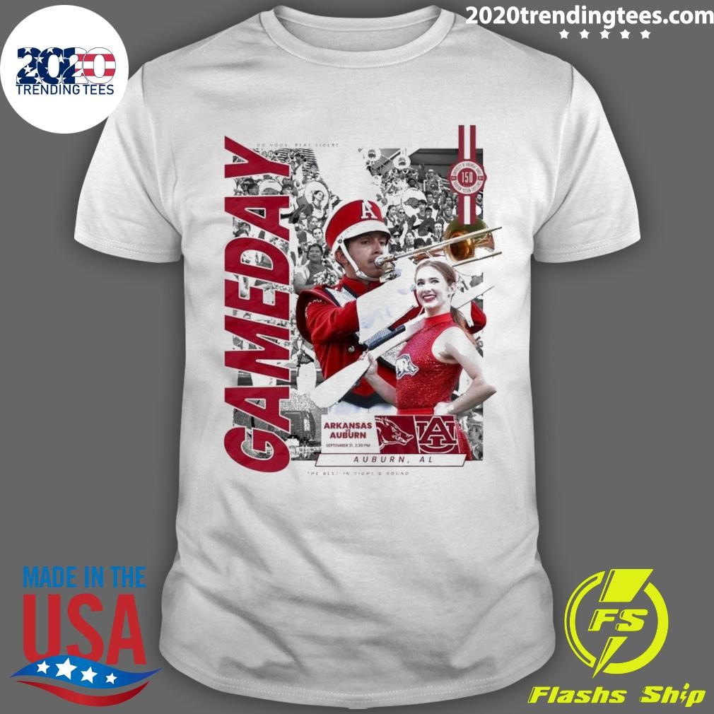 Best It’s Gameday Go Hogs, beat Tigers Arkansas Razorbacks vs Auburn Tigers Sept 21-2024 T-shirt