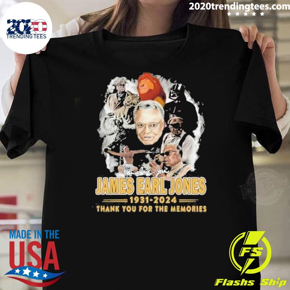 Best James Earl Jones American Actor 1931-2024 Thank You For The Memories T-shirt