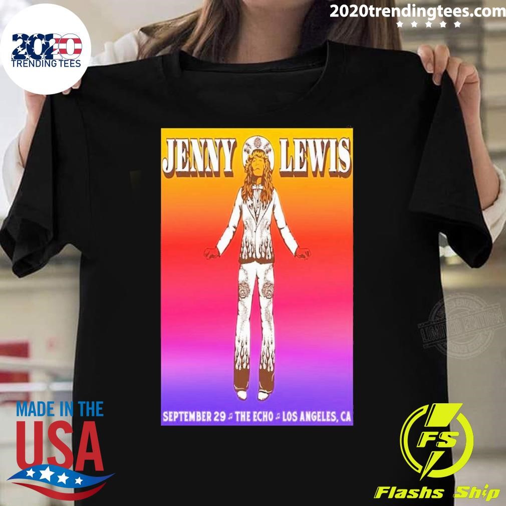 Best Jenny Lewis Sept 29 2024 Doheny State Beach in Dana Point Event Poster T-Shirt