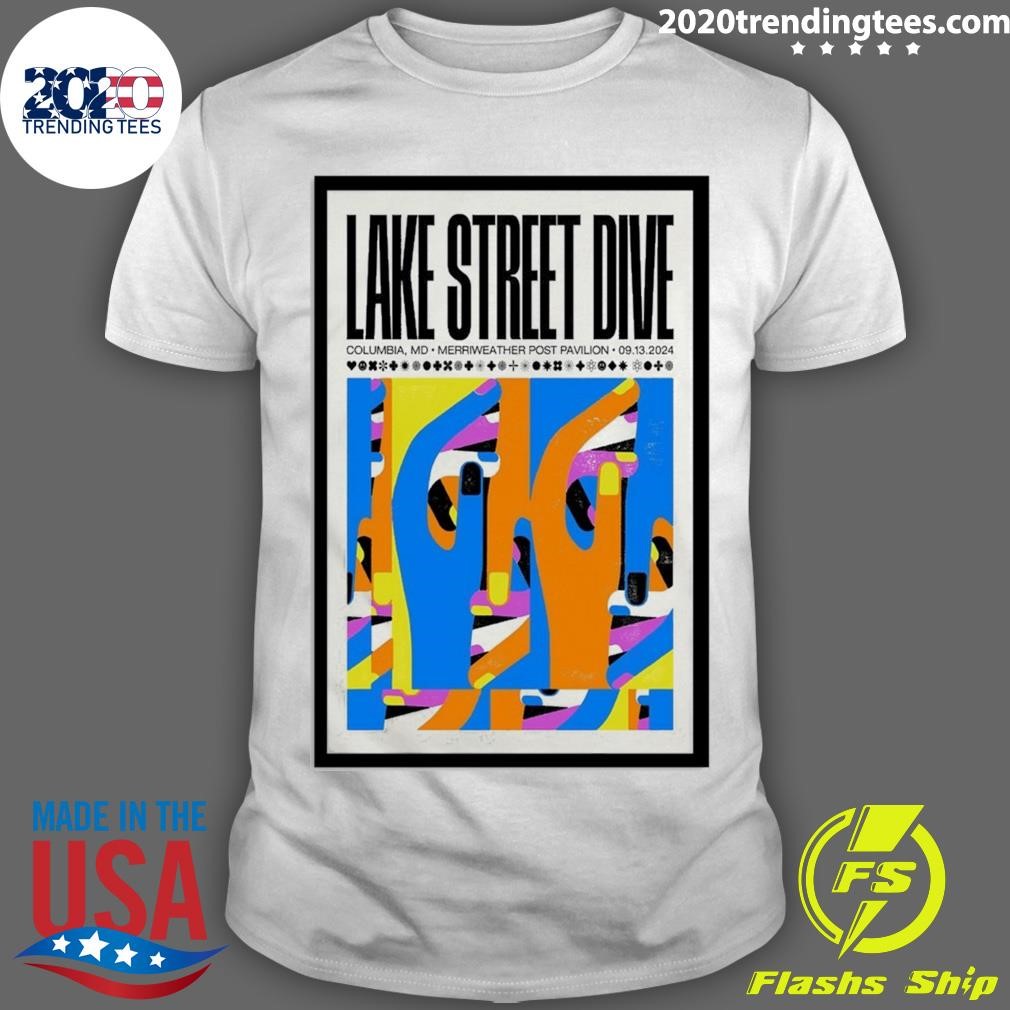 Best Lake Street Dive Columbia, MD Sep 13, 2024 Merriweather Post Pavilion T-shirt