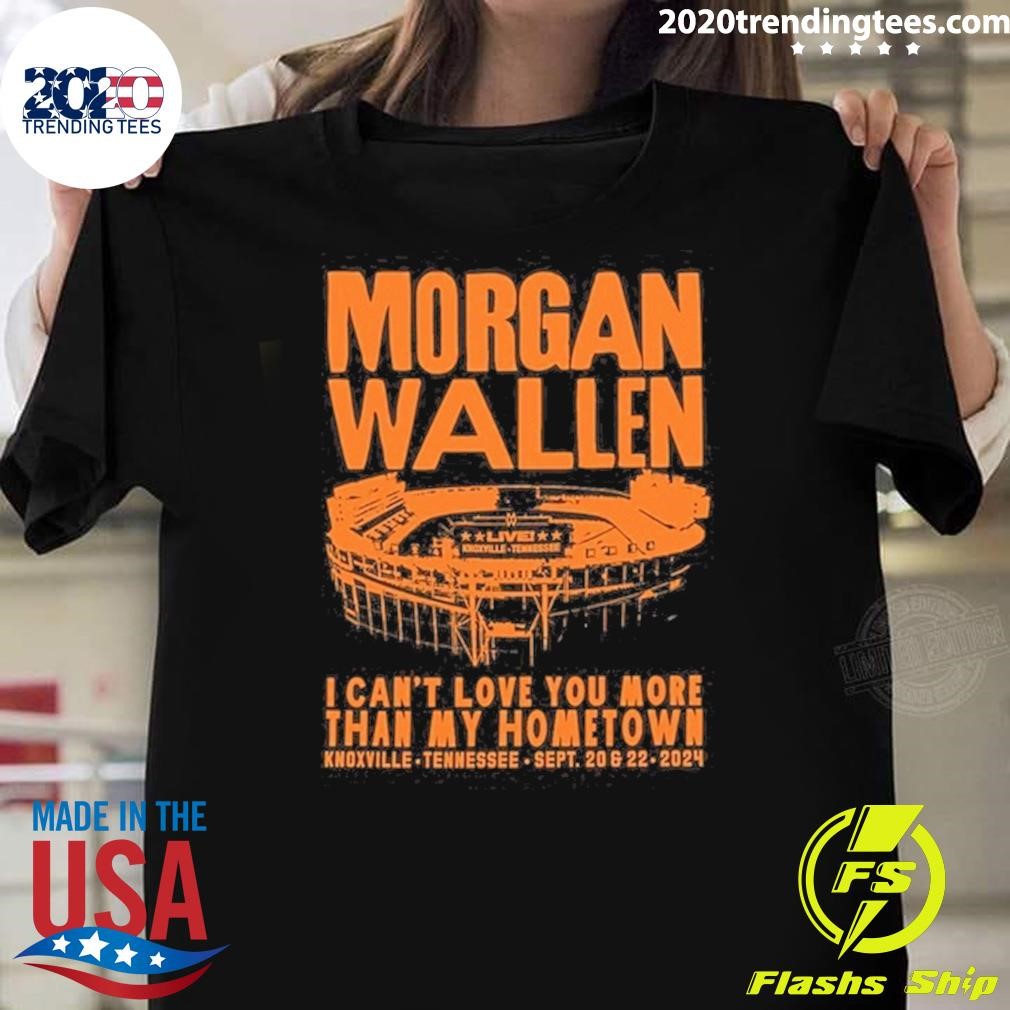 Best Morgan Wallen One Night At A Time 2024 Neyland Stadium, Knoxville, TN Sep Sep 20 & 22, 2024 T-shirt