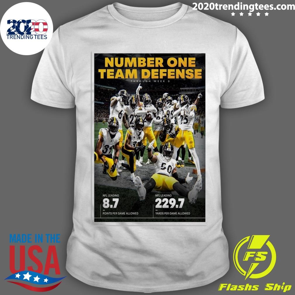 Best Number One Team Defense Poster Through Week 3 T-shirt