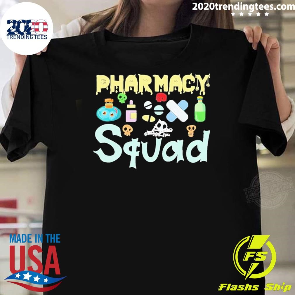 Best Pharmacist Pharmacy Squad Halloween T-shirt