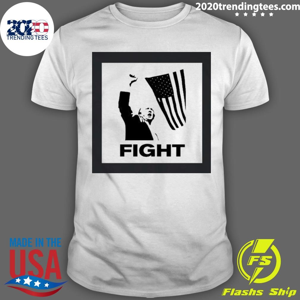 Best Ron Filipkowski Trump American Flag Fight T-shirt