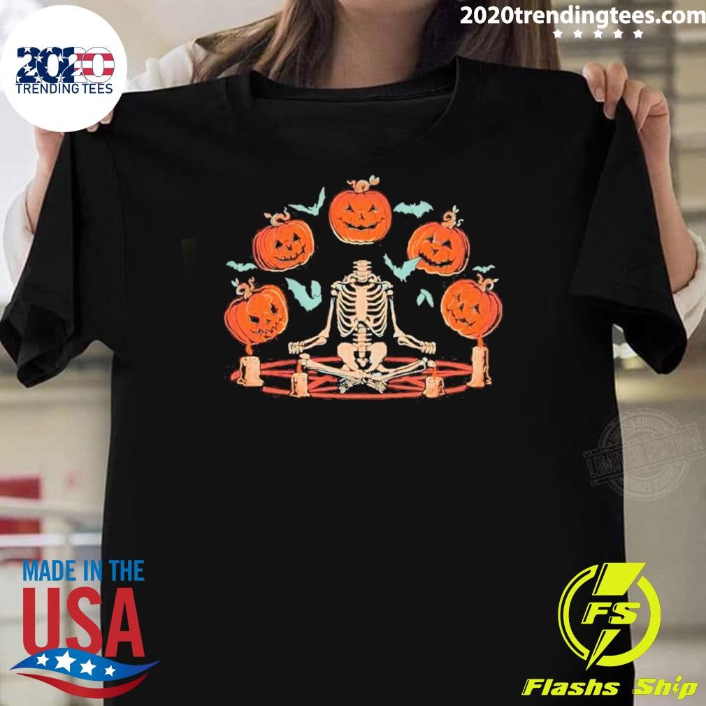 Best Skeleton Pumpkins Summoner Halloween T-shirt