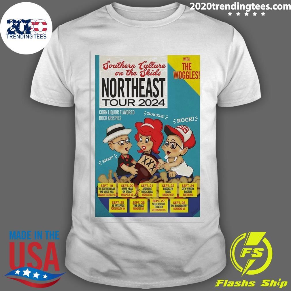 Best Southern Culture On The Skids Northeast Tour 2024 T-shirt