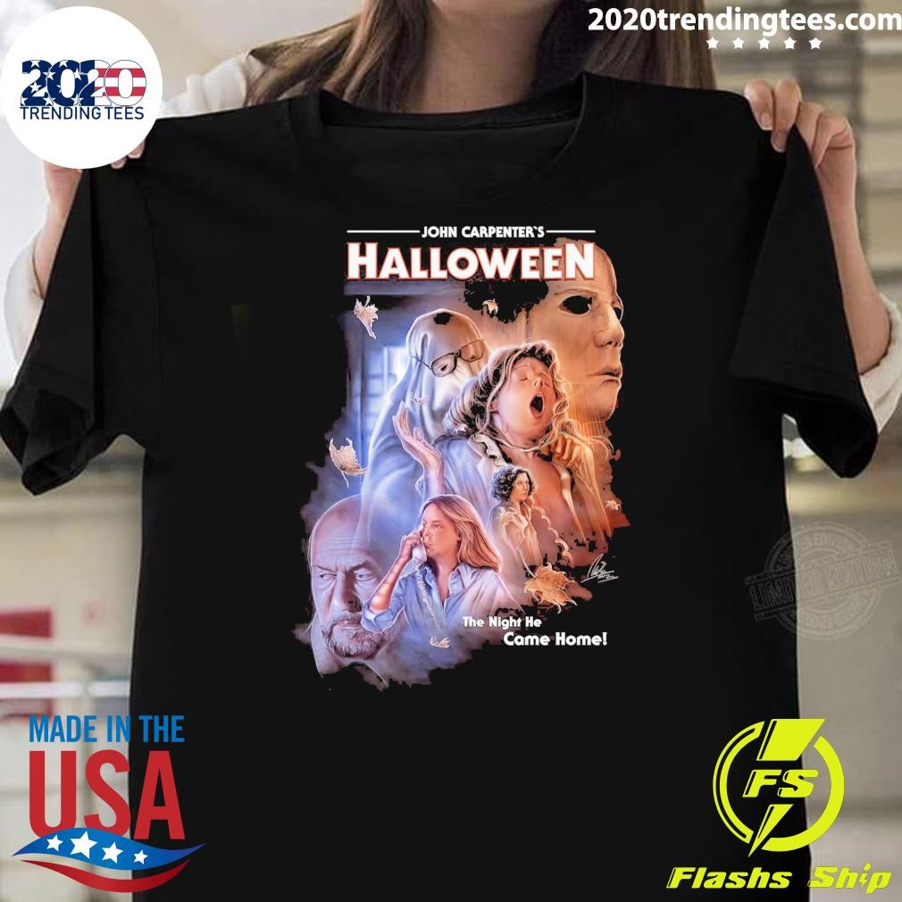 Best The Night He Came Home John Carpenter's Halloween T-shirt