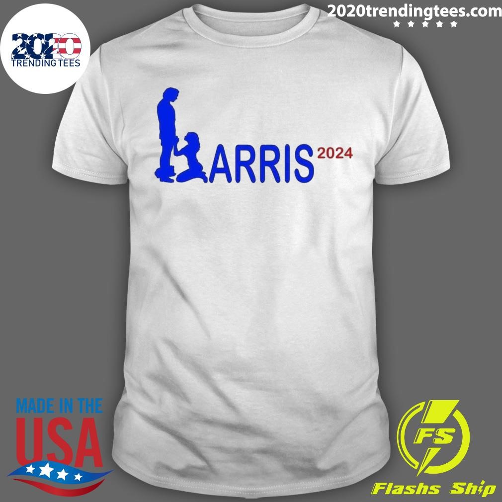 Best Trump Talking About Kamala In Golf Cart Harris 2024 T-shirt