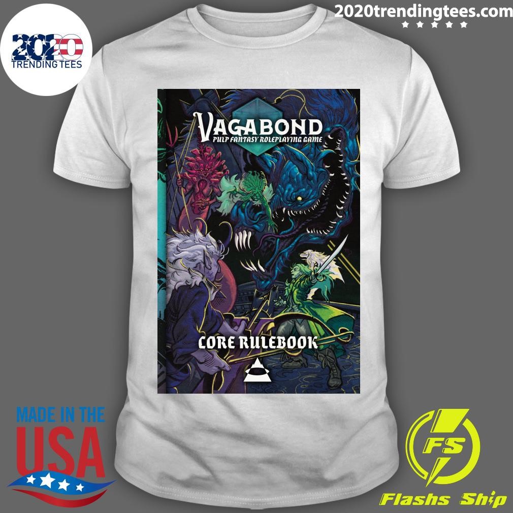 Best Vagabond Pulp Fantasy Roleplaying Game The Rook & The Crook T-shirt