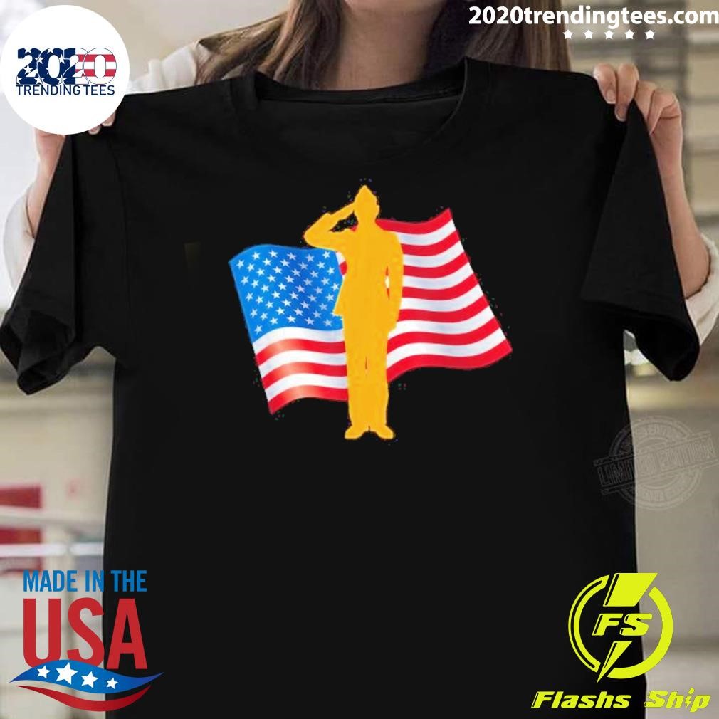 Best Veterans Day Salute 2024 T-shirt