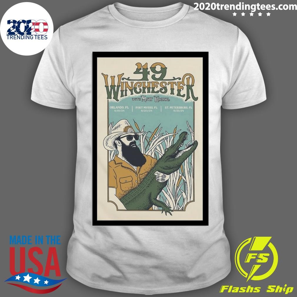 Funny 49 Winchester Orlando, FL September 19 2024 Plaza Live Concert T-shirt