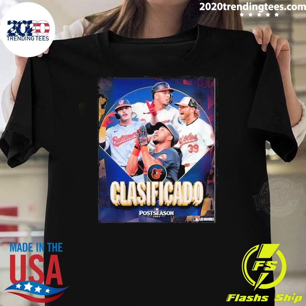 Funny Baltimore Orioles MLB Clasificado Postseason 2024 T-Shirt