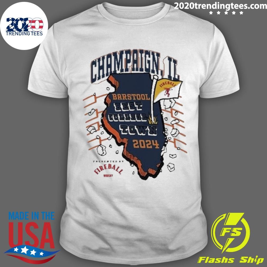 Funny Best College Town Champaign T-Shirt