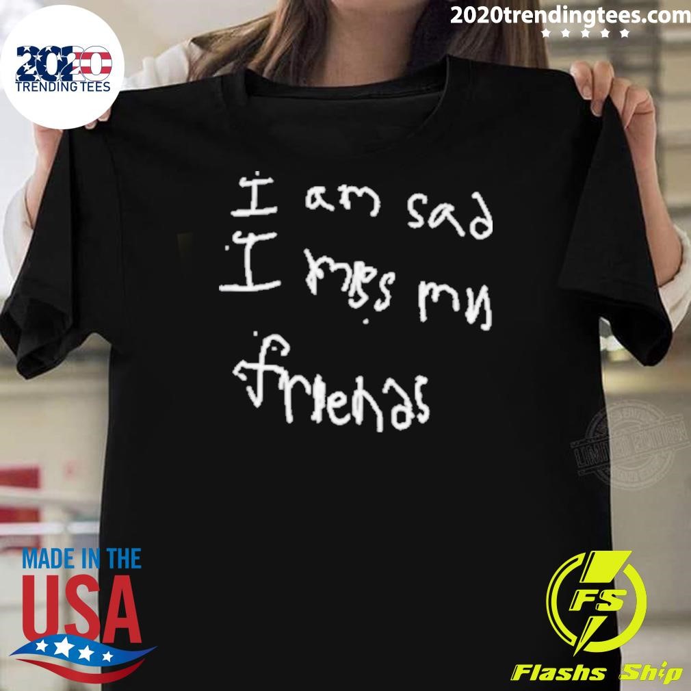 Funny Darius Garland I Am Sad I Miss My Friends 2024 T-shirt