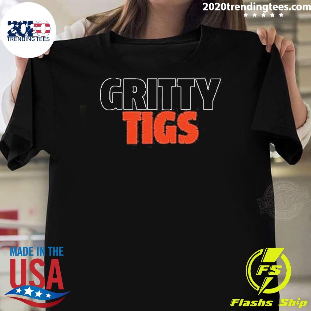 Funny Detroit Baseball Gritty Tigs 2024 T-Shirt