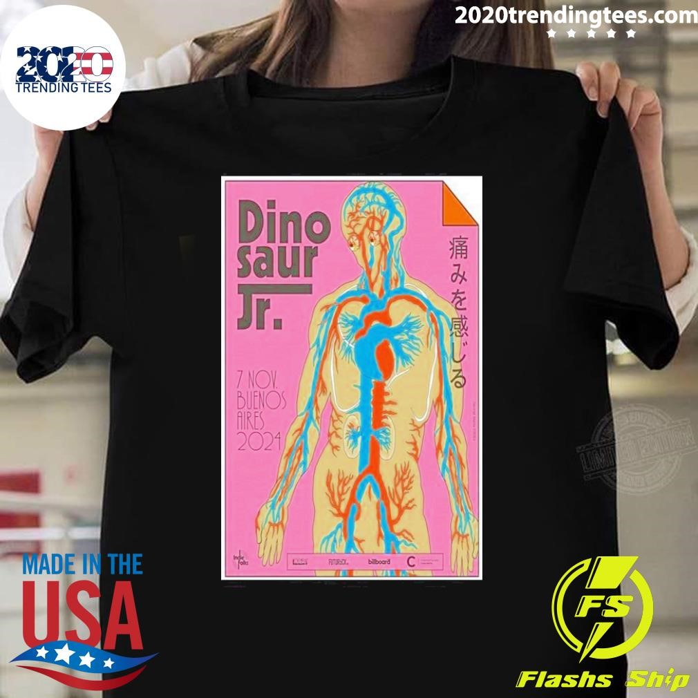 Funny Dinosaur Jr November 7 In Buenos Aires, Argentina T-shirt