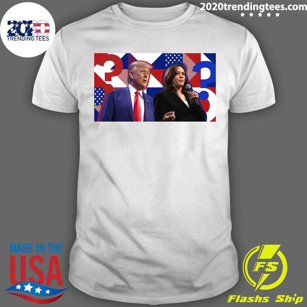 Funny Donald Trump And Kamala Harris Will Express Their Policy Positions At Their First Debate On Sept 10 T-shirt