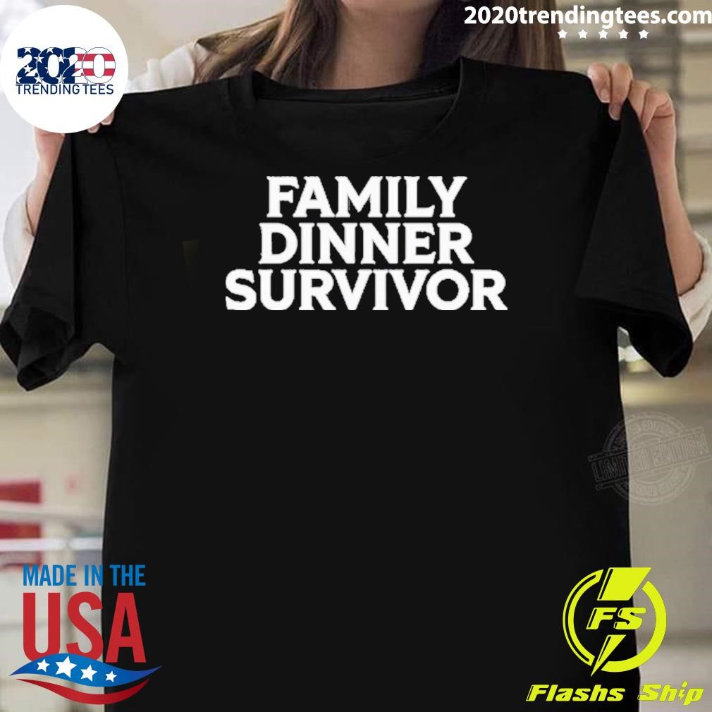 Funny Family Dinner Survivor 2024 T-Shirt