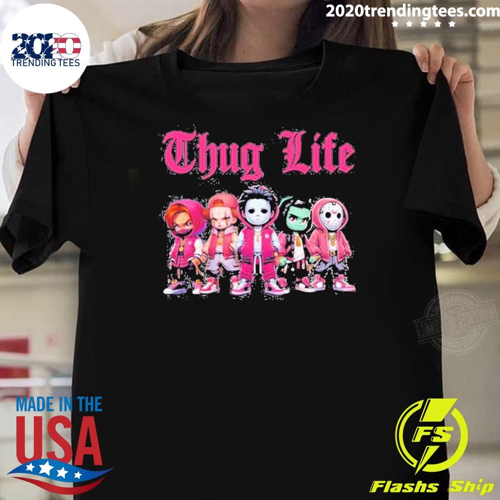 Funny Horror Film Character Thug Life 2024 T-shirt