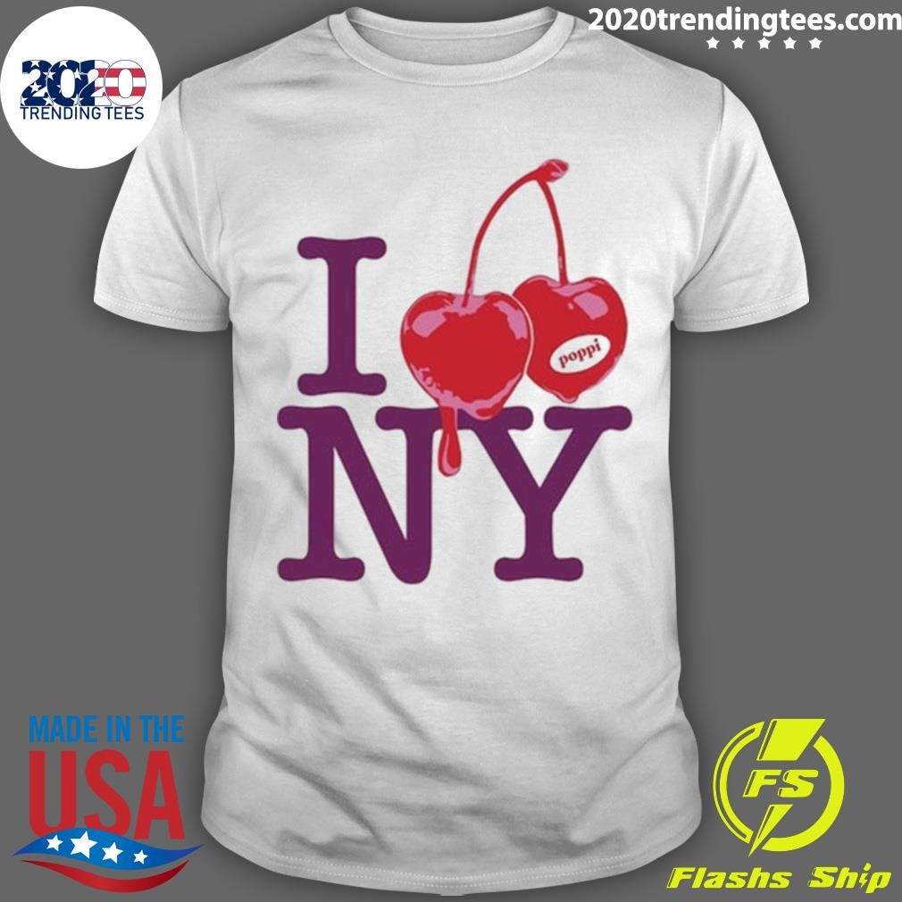 Funny I Cherry Ny Poppi T-shirt