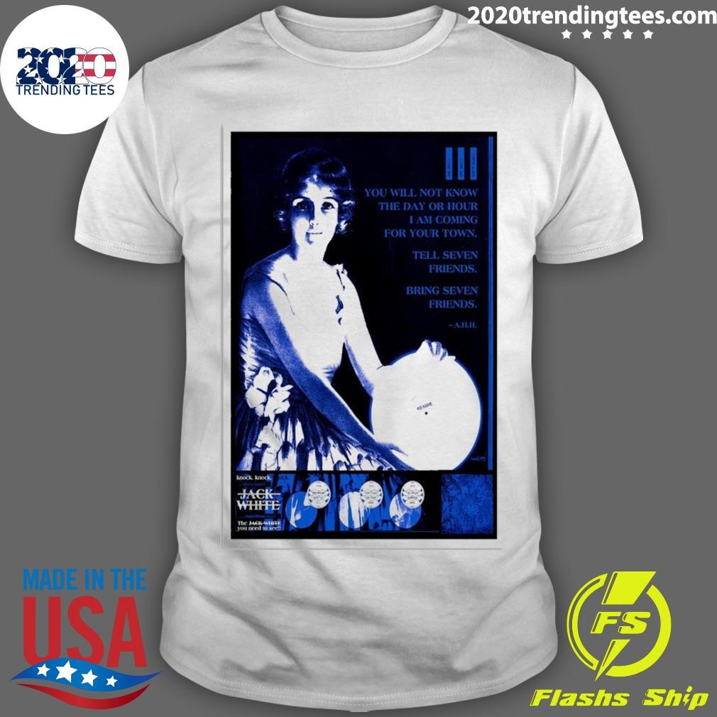 Funny Jack White Sept 9, 2024 White Eagle Hall, Jersey City, NJ T-shirt