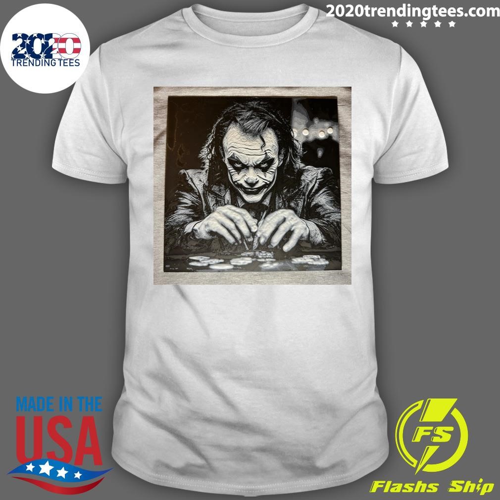 Funny Joker Noir et Blanc Hueforge T-shirt