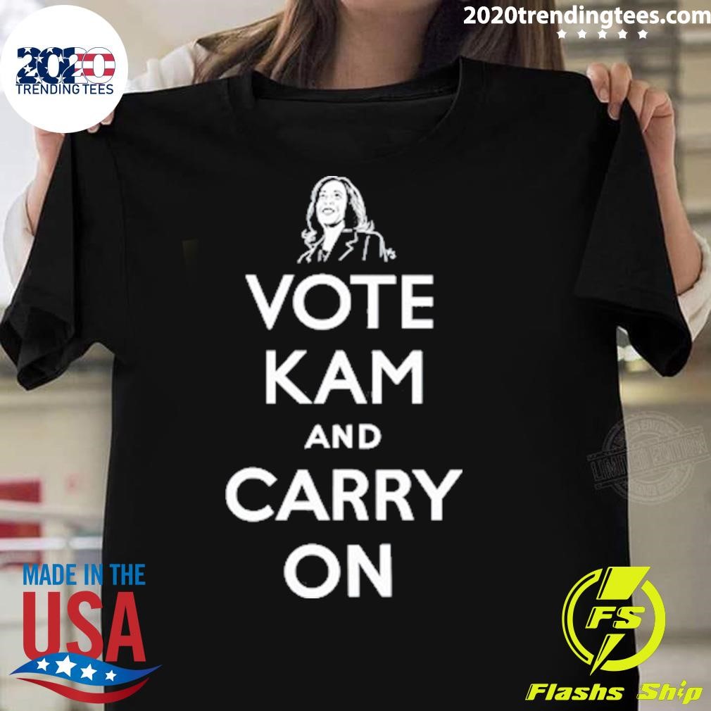 Funny Kamala Vote Kam And Carry On T-shirt