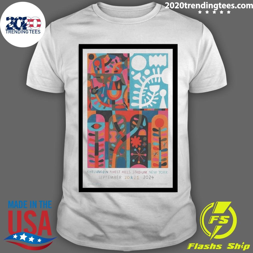 Funny Khruangbin Forest Hills Stadium New York September 20-21 2024 Concert T-shirt