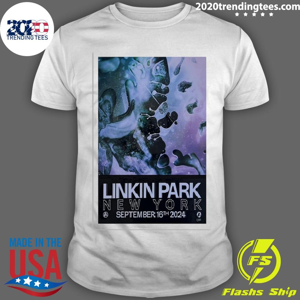 Funny Linkin Park September 16th 2024 New York Concert T-shirt