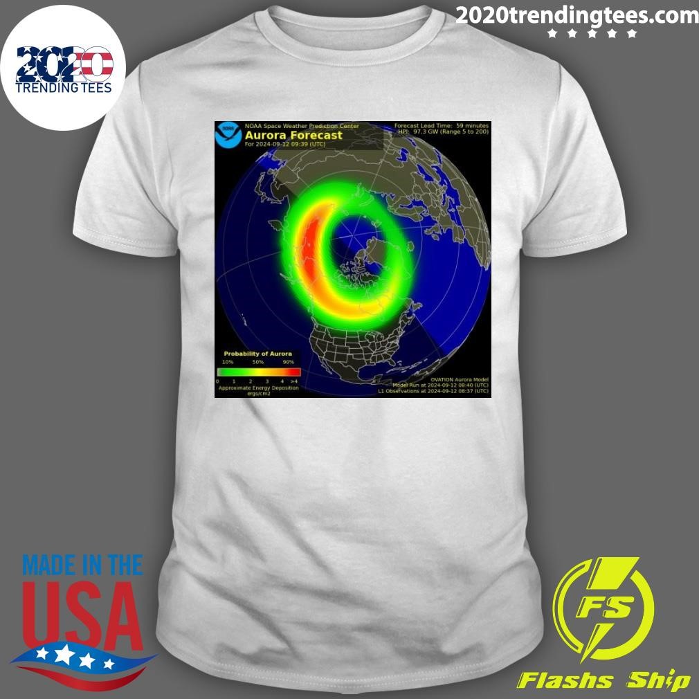 Funny Northern Lights Aurora Borealis Forecast T-shirt