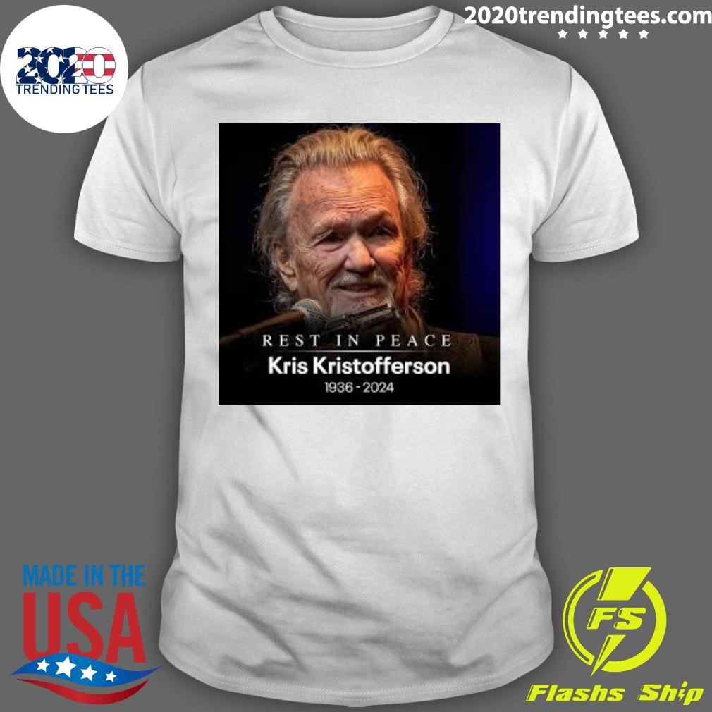 Funny Rip Rest In Peace Kris Kristofferson 1936-2024 T-shirt