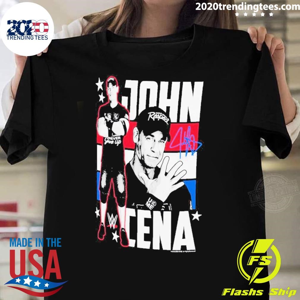 Funny Ripple Junction John Cena Stars and Stripes Modern Cena Pose 2024 T-shirt