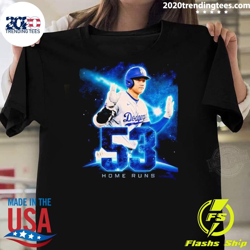 Funny Runs Shohei Ohtani 53 Home 2024 T-shirt