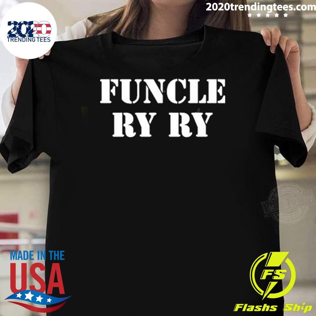 Funny Ryan Seacrest Wearing Funcle Ry Ry T-shirt