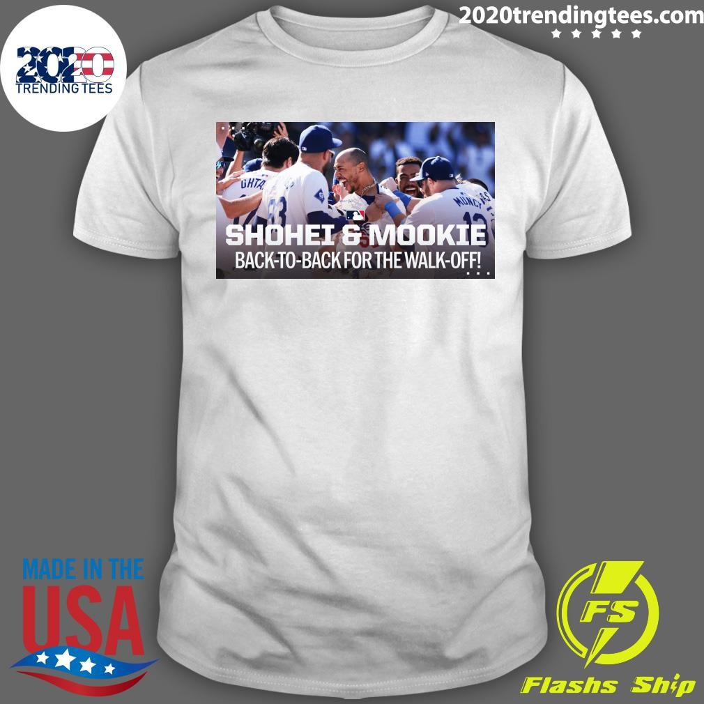 Funny Shohei And Mookie Back-To-Back For The Walk-Off T-shirt