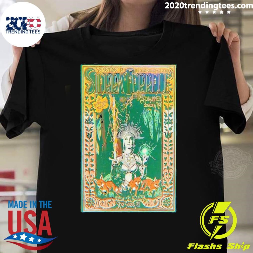 Funny Sierra Ferrell At Roadrunner In Boston, MA September 13, 2024 T-shirt