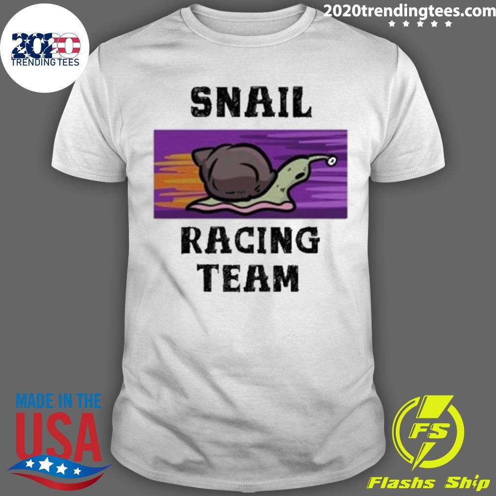 Funny Snails Race Who Is So Fast 2024 T-Shirt