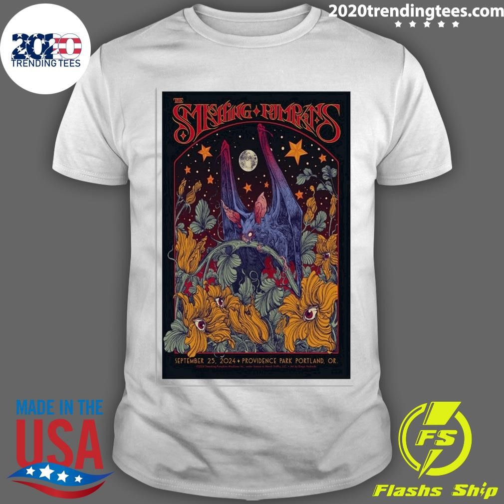 Funny The Smashing Pumpkins Poster Tour Sept 25, 2024 Providence Park Portland OR T-shirt