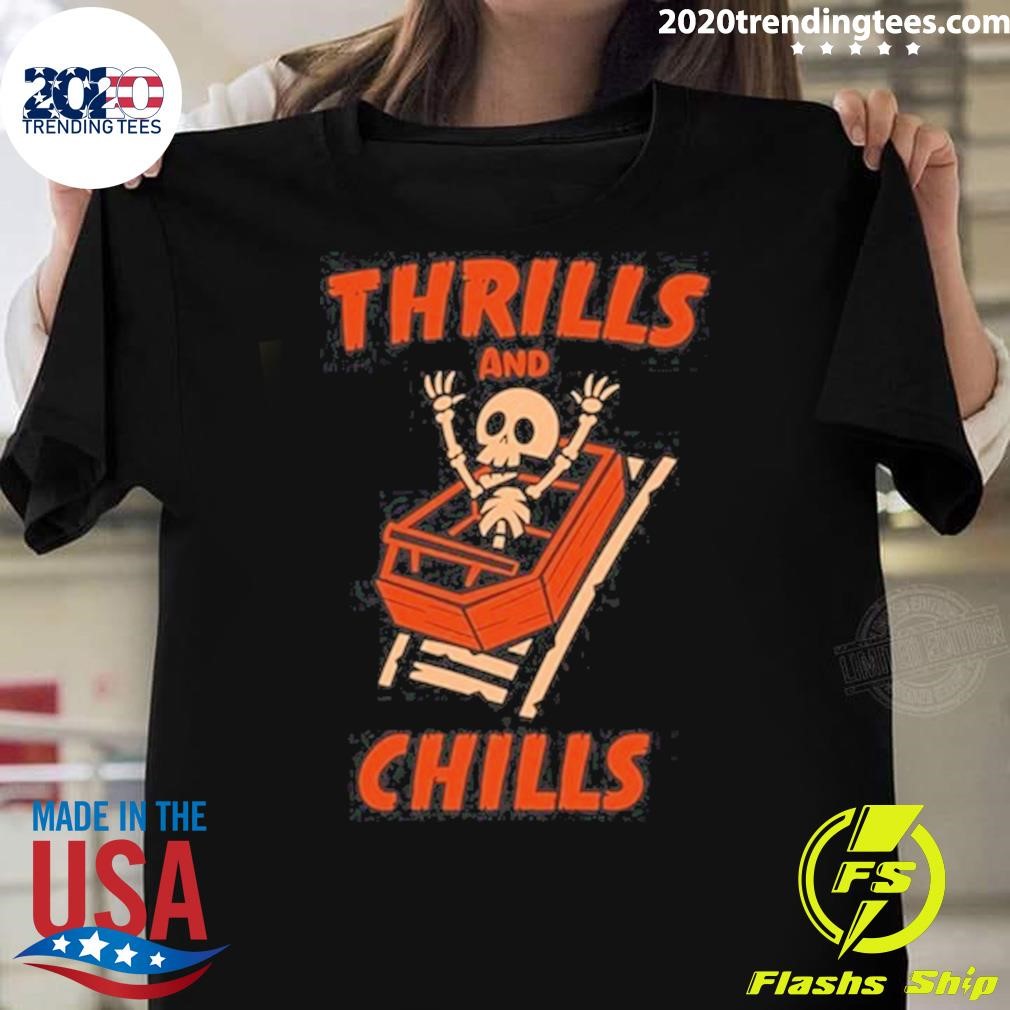 Funny The Tim Tracker Tee Thrills And Chills T-shirt