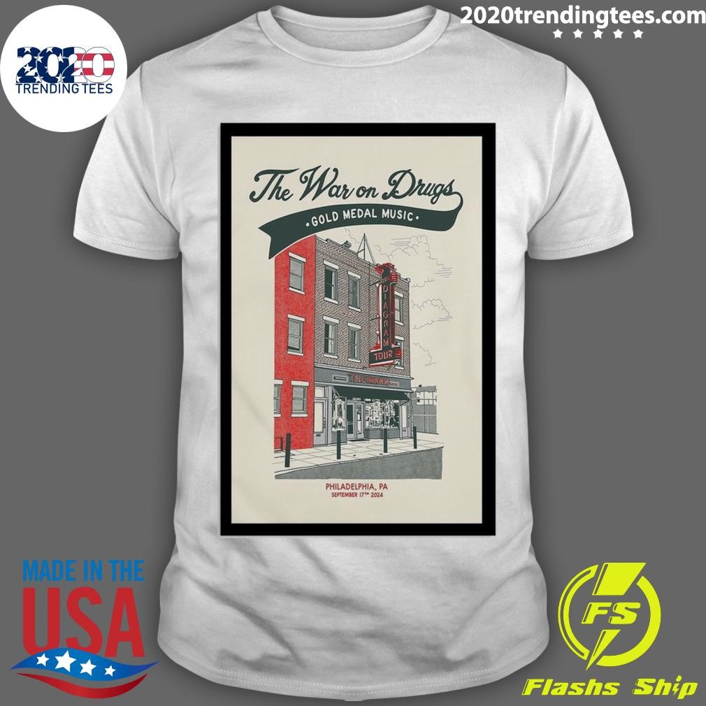 Funny The War On Drugs At TD Pavilion At The Mann In Philadelphia, PA On September 17 2024 T-shirt