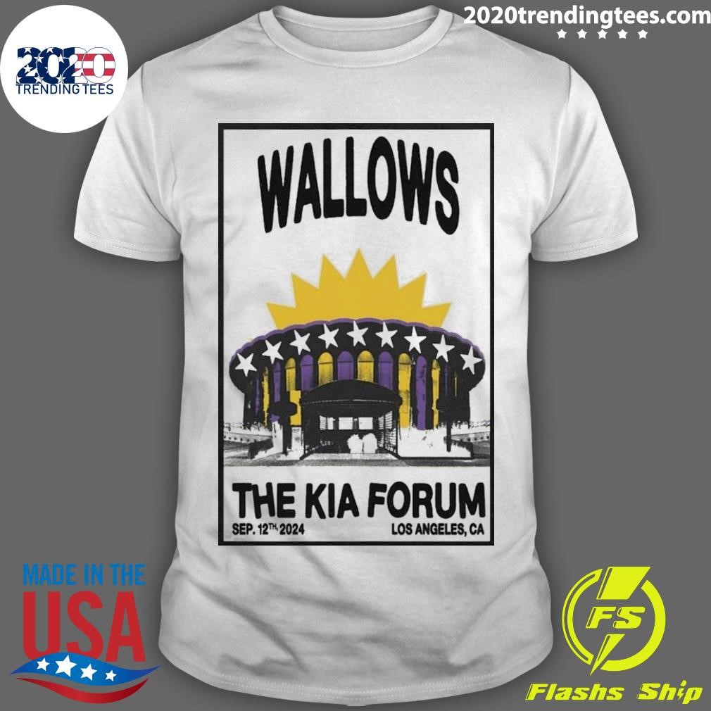 Funny Wallows September 12 2024 Show At The Kia Forum Los Angeles, Ca Poster T-shirt