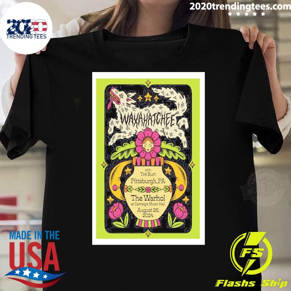 Funny Waxahatchee August 26, 2024 Pittsburgh, Pa Poster-portrait - Poster T-shirt